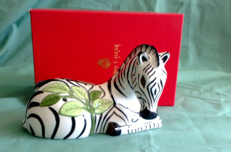 zebra charity box