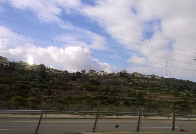 The sceneray from Jerusalem to Modiin