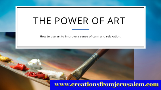 Image with an artist palette to illustrate the power of art and creating.