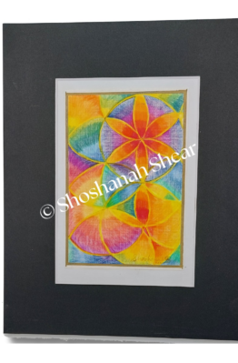 abstract flower drawing